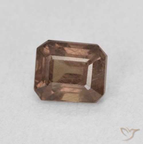 Granato cangiante Marrone Chiaro Medio naturale da 0.97 ct, Ottagonale / Taglio smeraldo, VS