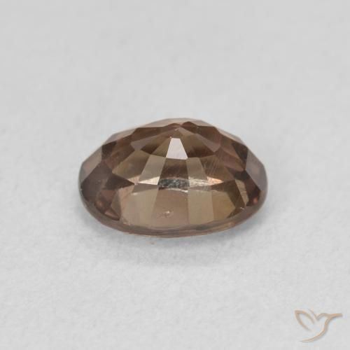 Granato cangiante Marrone Chiaro Medio naturale da 1.27 ct, Ovale, VS