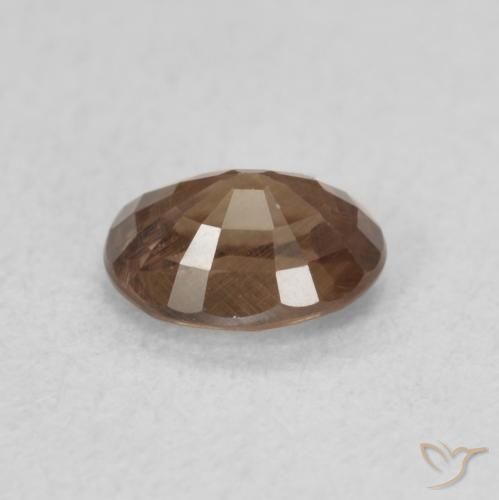 Granato cangiante Marrone Chiaro Medio naturale da 0.82 ct, Ovale, VS