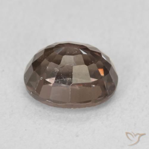Granato cangiante Marrone scuro naturale da 1.36 ct, Ovale, VS