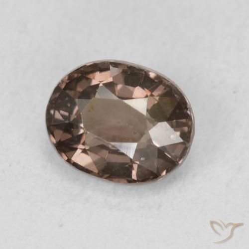 Granato cangiante Marrone scuro naturale da 0.97 ct, Ovale, VS