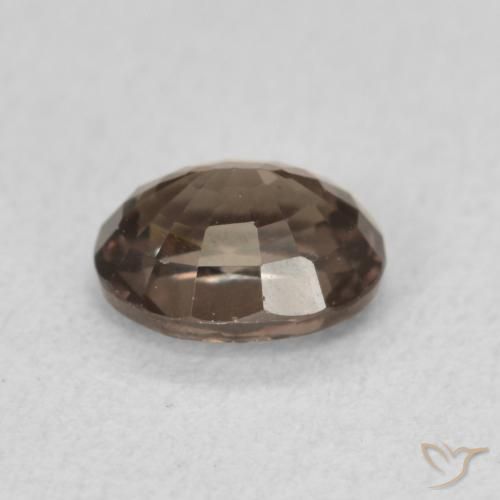 Granato cangiante Marrone scuro naturale da 0.97 ct, Ovale, VS