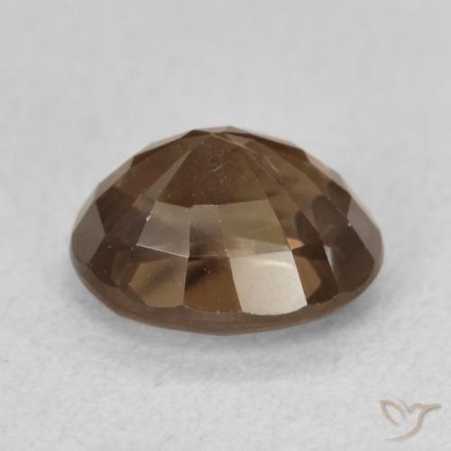 Granato cangiante Marrone scuro naturale da 1.57 ct, Ovale, VS