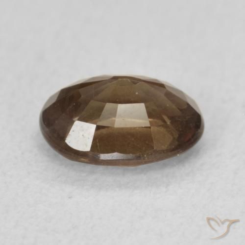 Granato cangiante Marrone scuro naturale da 1.16 ct, Ovale, VS