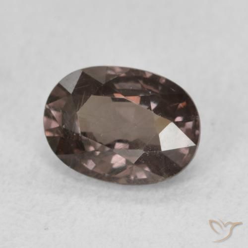 Granato cangiante Marrone scuro naturale da 1.06 ct, Ovale, VS