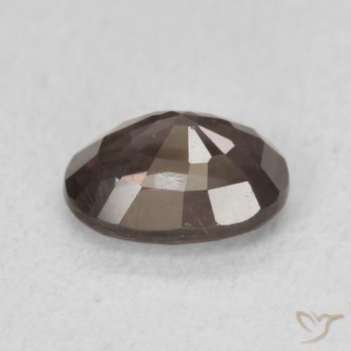 Granato cangiante Marrone scuro naturale da 1.06 ct, Ovale, VS