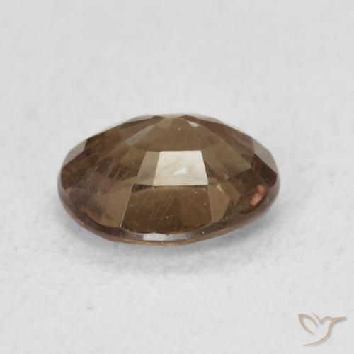Granato cangiante Marrone scuro naturale da 1.01 ct, Ovale, VS