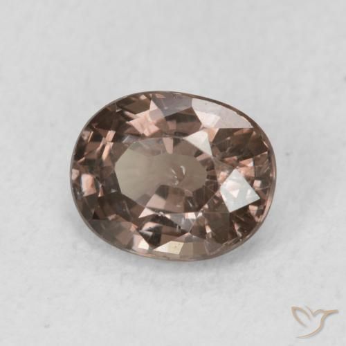 Granato cangiante Marrone scuro naturale da 0.97 ct, Ovale, VS