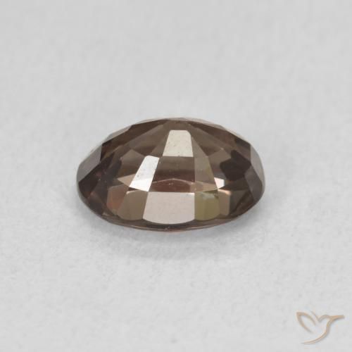 Granato cangiante naturale marrone da 1,28 ct, taglio ovale, VVS