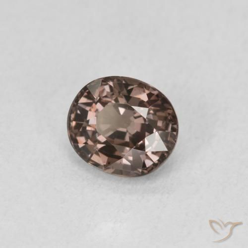 Granato cangiante naturale marrone da 1,03 ct, taglio ovale, VVS
