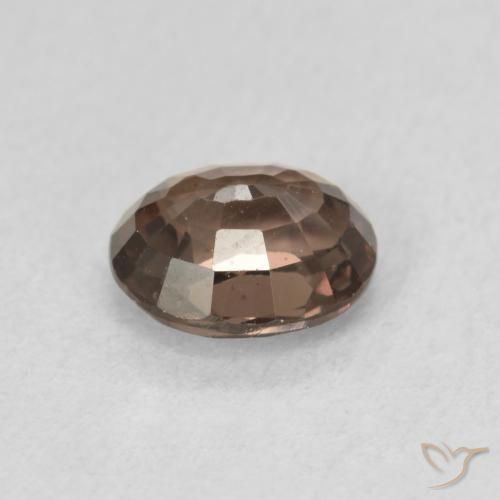 Granato cangiante Marrone medio naturale da 1.39 ct, Ovale, VVS