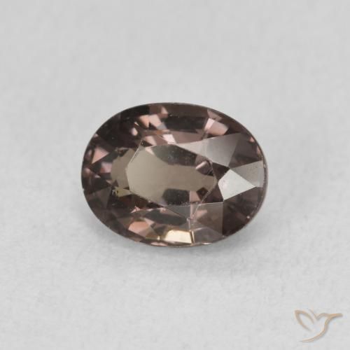 Granato cangiante Marrone Chiaro Medio naturale da 1.38 ct, Taglio ovale, VVS