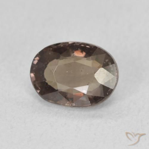 Granato cangiante Marrone caldo naturale da 1.17 ct, Ovale, VS
