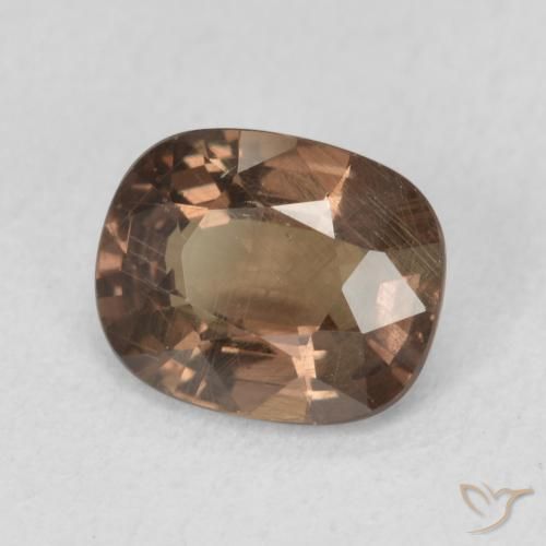 Granato cangiante Pan di zenzero marrone naturale da 1.62 ct, Cuscino, VS