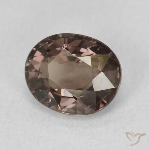 Granato cangiante Marrone medio naturale da 1.78 ct, Ovale, VVS-VS