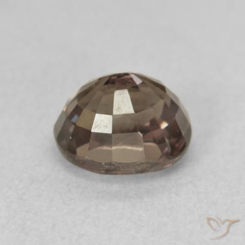 Granato cangiante Marrone medio naturale da 1.20 ct, Ovale, VVS