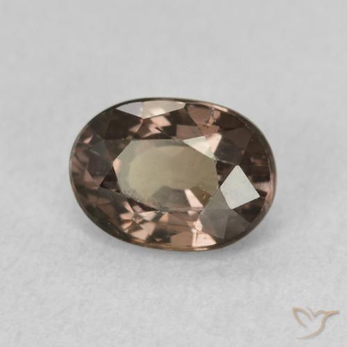 Granato cangiante Hickory Brown naturale da 1.04 ct, Ovale, VVS