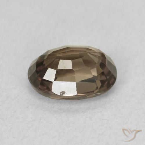 Granato cangiante marrone pecan naturale da 0.96 ct, Ovale, VVS