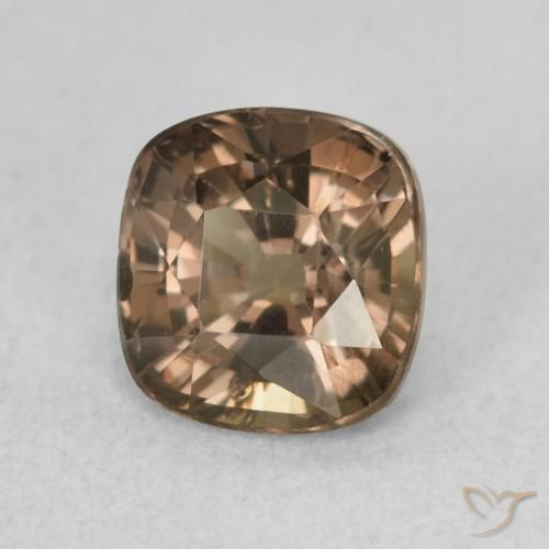Granato cangiante Marrone Chiaro Medio naturale da 1.13 ct, Cuscino, VVS-VS