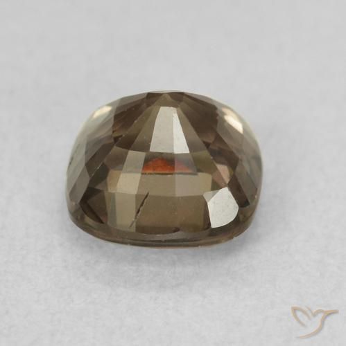 Granato cangiante Marrone Chiaro Medio naturale da 1.13 ct, Cuscino, VVS-VS