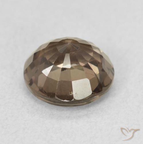 Granato cangiante Marrone Chiaro Medio naturale da 1.20 ct, Rotondo, VVS-VS