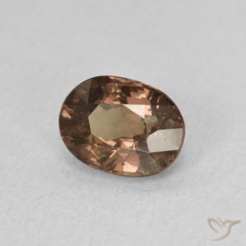 Granato cangiante Marrone Chiaro Medio naturale da 1.00 ct, Ovale, VS