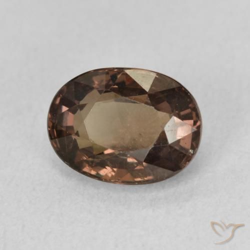 Granato cangiante Marrone Chiaro Medio naturale da 1.64 ct, Ovale, VS