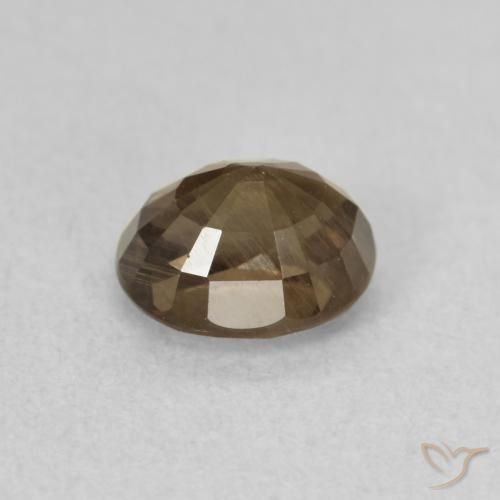 Granato cangiante Marrone Chiaro Medio naturale da 1.21 ct, Ovale, VS