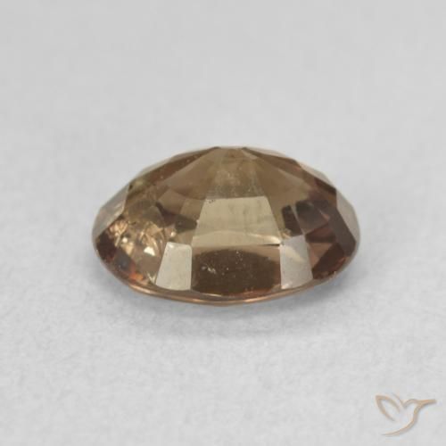 Granato cangiante Marrone Chiaro Medio naturale da 1.39 ct, Ovale, VS