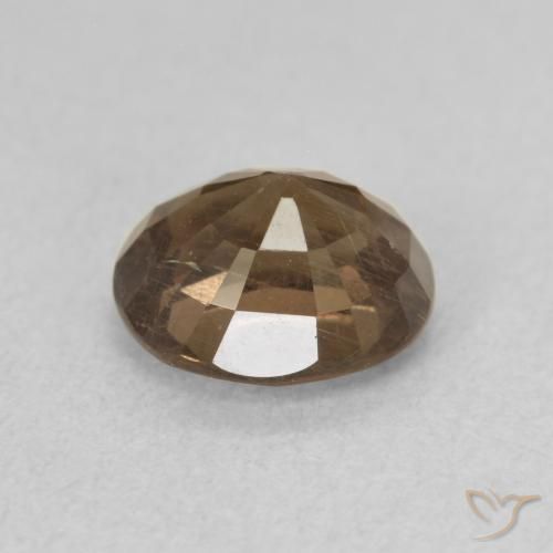 Granato cangiante Marrone Chiaro Medio naturale da 1.53 ct, Ovale, VS