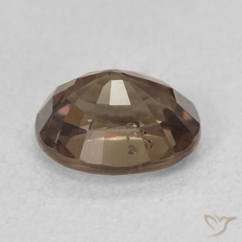 Granato cangiante Marrone scuro naturale da 1.57 ct, Ovale, VS
