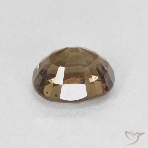 Granato cangiante Marrone scuro naturale da 0.94 ct, Ovale, VS