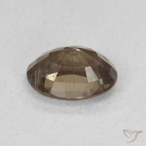 Granato cangiante Marrone scuro naturale da 0.97 ct, Ovale, VS