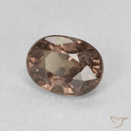 Granato cangiante Marrone scuro naturale da 0.96 ct, Ovale, VS
