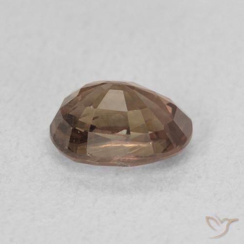 Granato cangiante Marrone scuro naturale da 0.96 ct, Ovale, VS