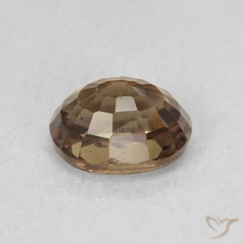 Granato cangiante Marrone scuro naturale da 0.99 ct, Ovale, VS