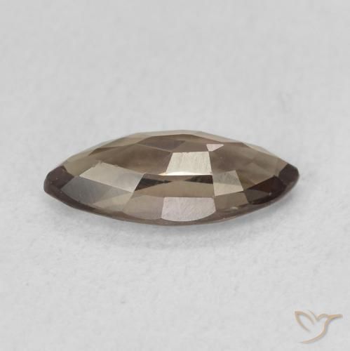 Granato cangiante Marrone scuro naturale da 1.03 ct, Taglio marquise, VVS-VS