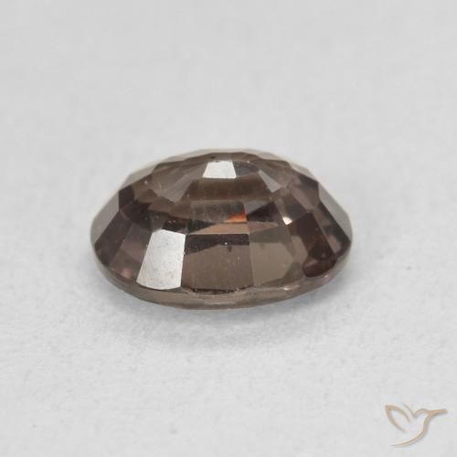 Granato cangiante Marrone scuro naturale da 1.30 ct, Ovale, VVS-VS