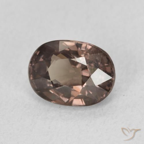 Granato cangiante Marrone scuro naturale da 1.47 ct, Ovale, VVS-VS