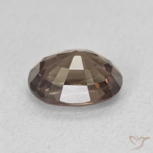 Granato cangiante Marrone scuro naturale da 1.47 ct, Ovale, VVS-VS