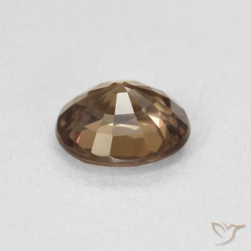 Granato cangiante Marrone scuro naturale da 1.08 ct, Ovale, VVS-VS