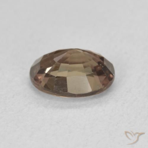 Granato cangiante Marrone scuro naturale da 1.13 ct, Ovale, VVS-VS