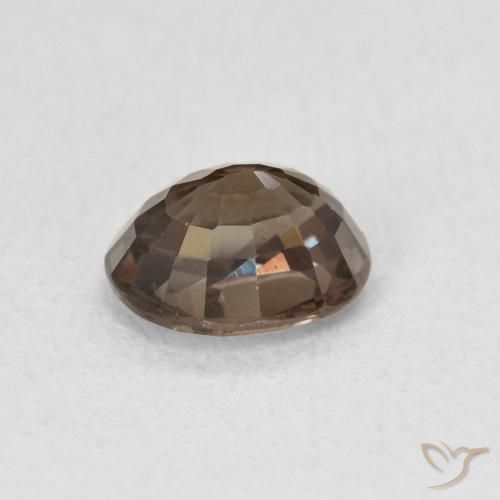 Granato cangiante Marrone scuro naturale da 1.07 ct, Ovale, VVS-VS