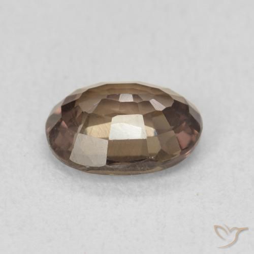 Granato cangiante Marrone scuro naturale da 1.32 ct, Ovale, VVS-VS