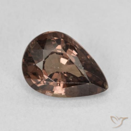 Granato cangiante Marrone Chiaro Medio naturale da 1.81 ct, Forma a pera, VS