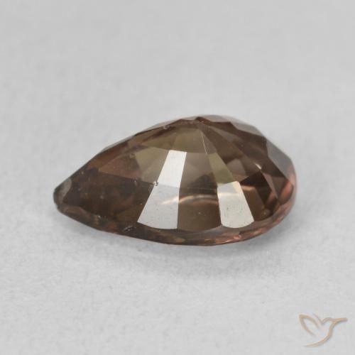 Granato cangiante Marrone Chiaro Medio naturale da 1.81 ct, Forma a pera, VS