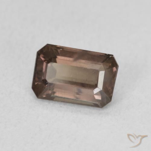 Granato cangiante Marrone Chiaro Medio naturale da 1.24 ct, Ottagonale / Taglio smeraldo, VVS-VS