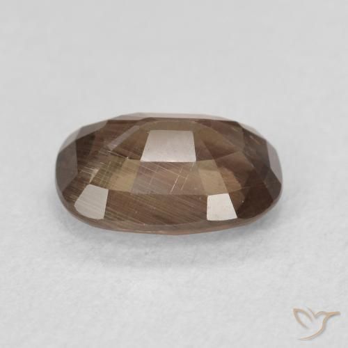 Granato cangiante Marrone scuro naturale da 1.50 ct, Cuscino, VS