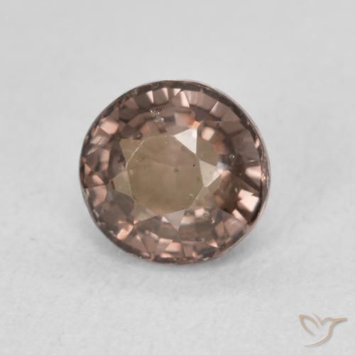 Granato cangiante Marrone scuro naturale da 1.11 ct, Rotondo, VS
