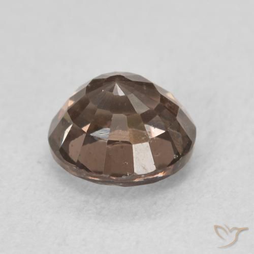 Granato cangiante Marrone scuro naturale da 1.11 ct, Rotondo, VS
